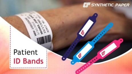 Космическая синтетическая бумага для идентификационных браслетов пациентов